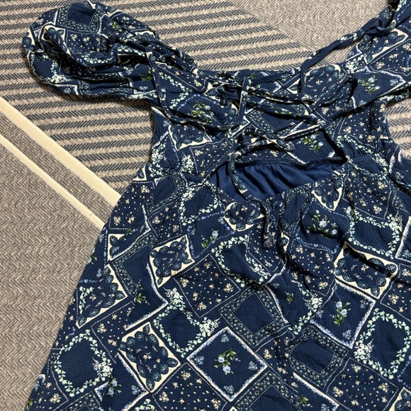 💘5 for $25 / Altar'd State Blue Patterned Dress - Picture 7 of 15